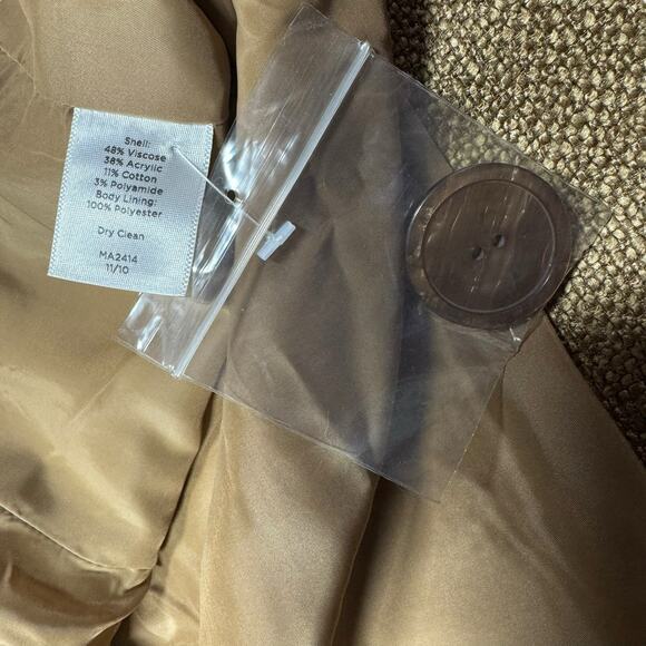 Talbots Women’s Plus Size Tweed Blazer 18W Brown Tan Beige NWOT Workwear - Picture 6 of 7